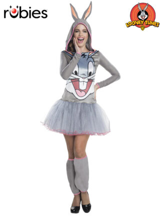 BUGS BUNNY HOODED TUTU DRESS, ADULT