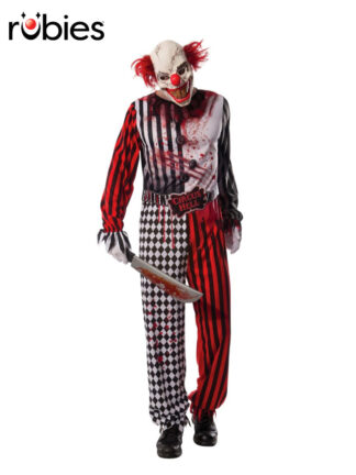 EVIL CLOWN COSTUME, ADULT