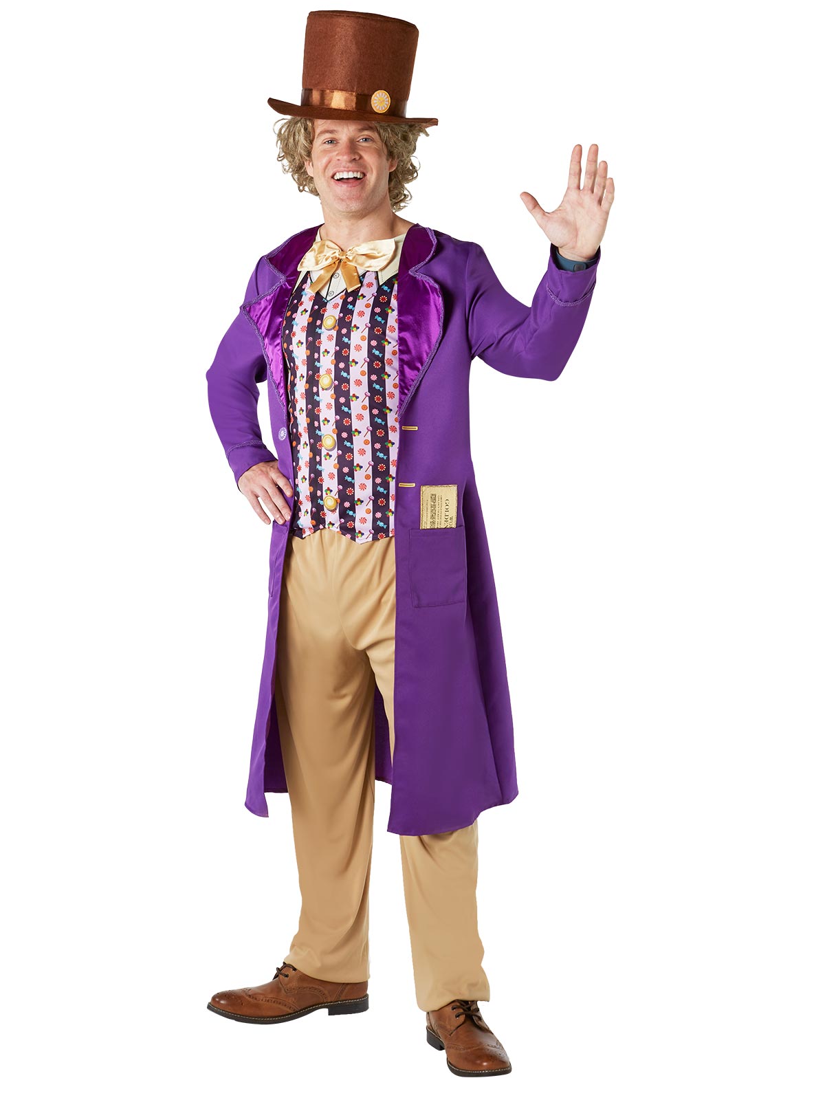WILLY WONKA DELUXE COSTUME, ADULT - Image 3
