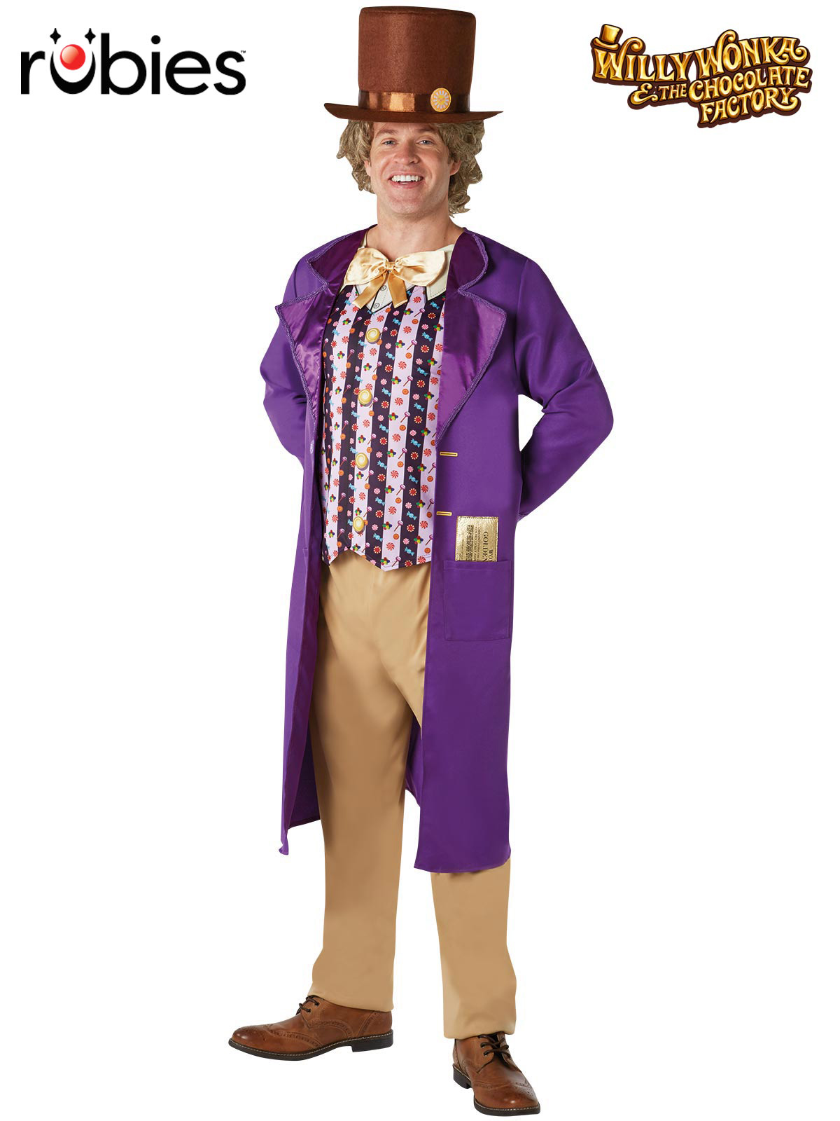 WILLY WONKA DELUXE COSTUME, ADULT