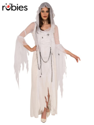 GHOSTLY SPIRIT WOMENS COSTUME, ADULT