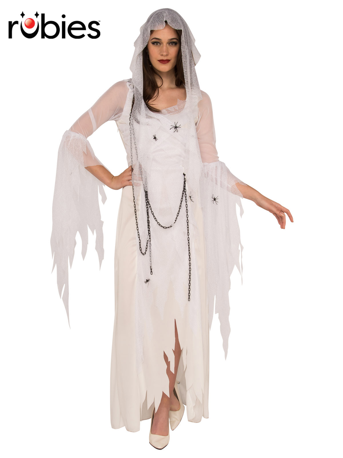 GHOSTLY SPIRIT WOMENS COSTUME, ADULT