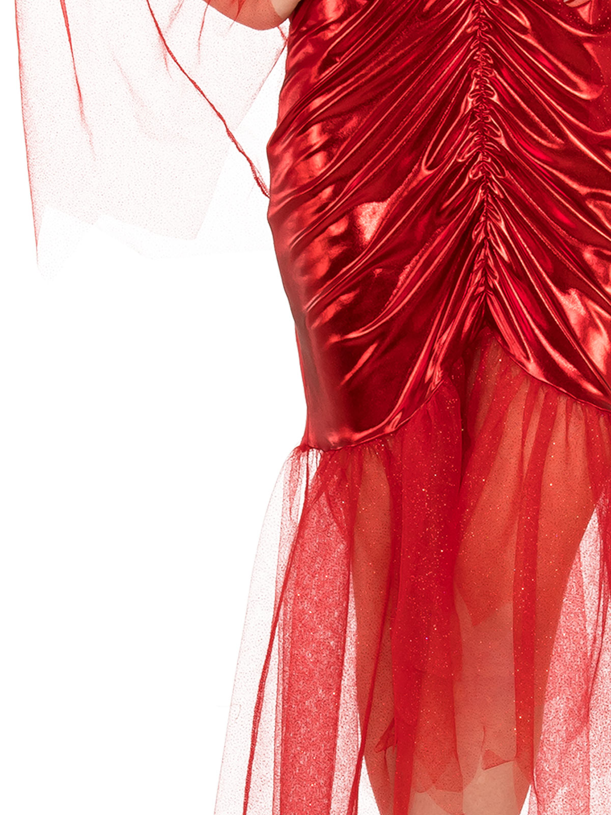 RED DEVIL BRIDE COSTUME, ADULT - Image 3