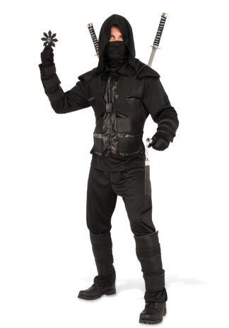 DARK NINJA COSTUME, ADULT