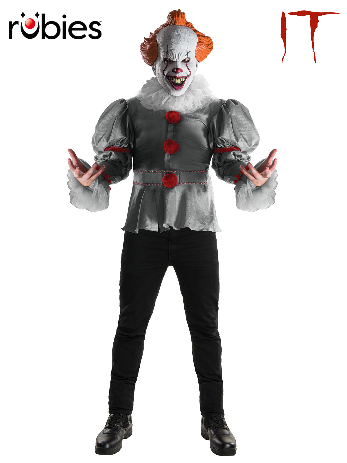 PENNYWISE 'IT' DELUXE COSTUME, ADULT