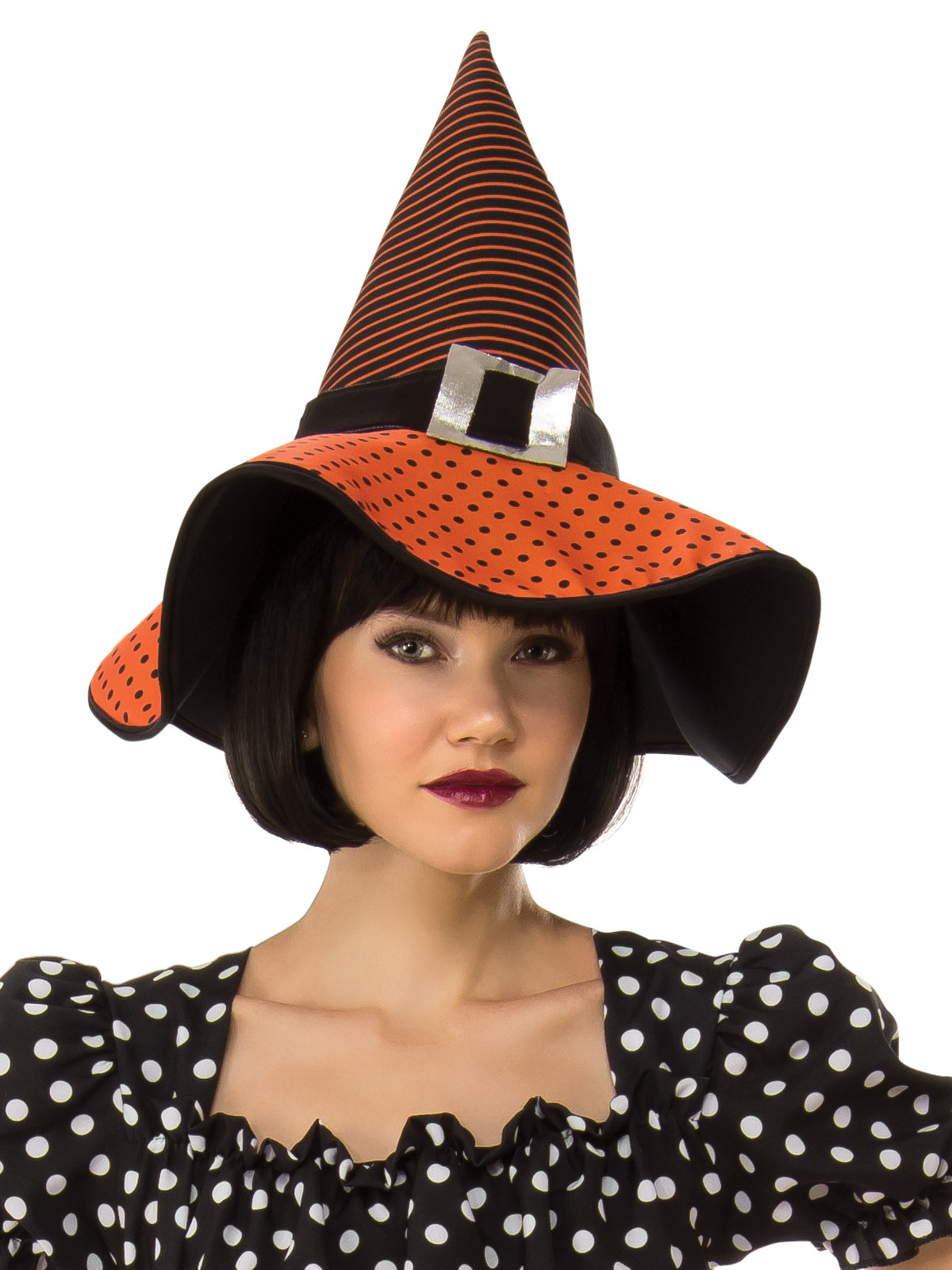 POLKA DOT WITCH COSTUME, ADULT - Image 2