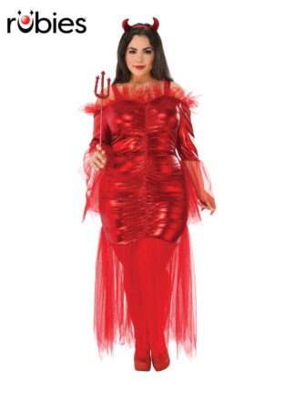 RED DEVIL COSTUME, ADULT