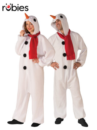 SNOWMAN ONESIE JUMPSUIT, ADULT