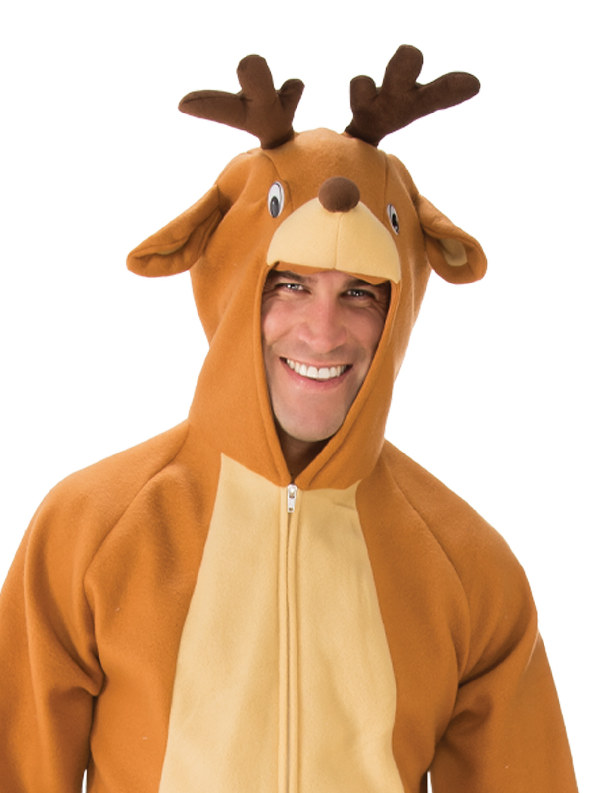 REINDEER ONESIE JUMPSUIT, ADULT - Image 2