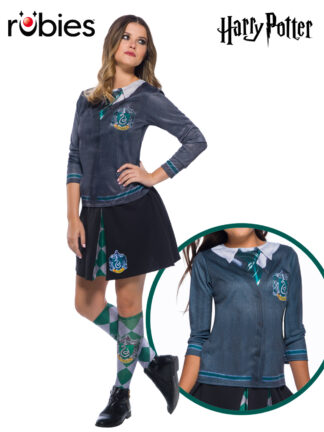 SLYTHERIN COSTUME TOP, ADULT