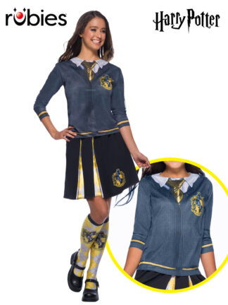 HUFFLEPUFF COSTUME TOP, ADULT