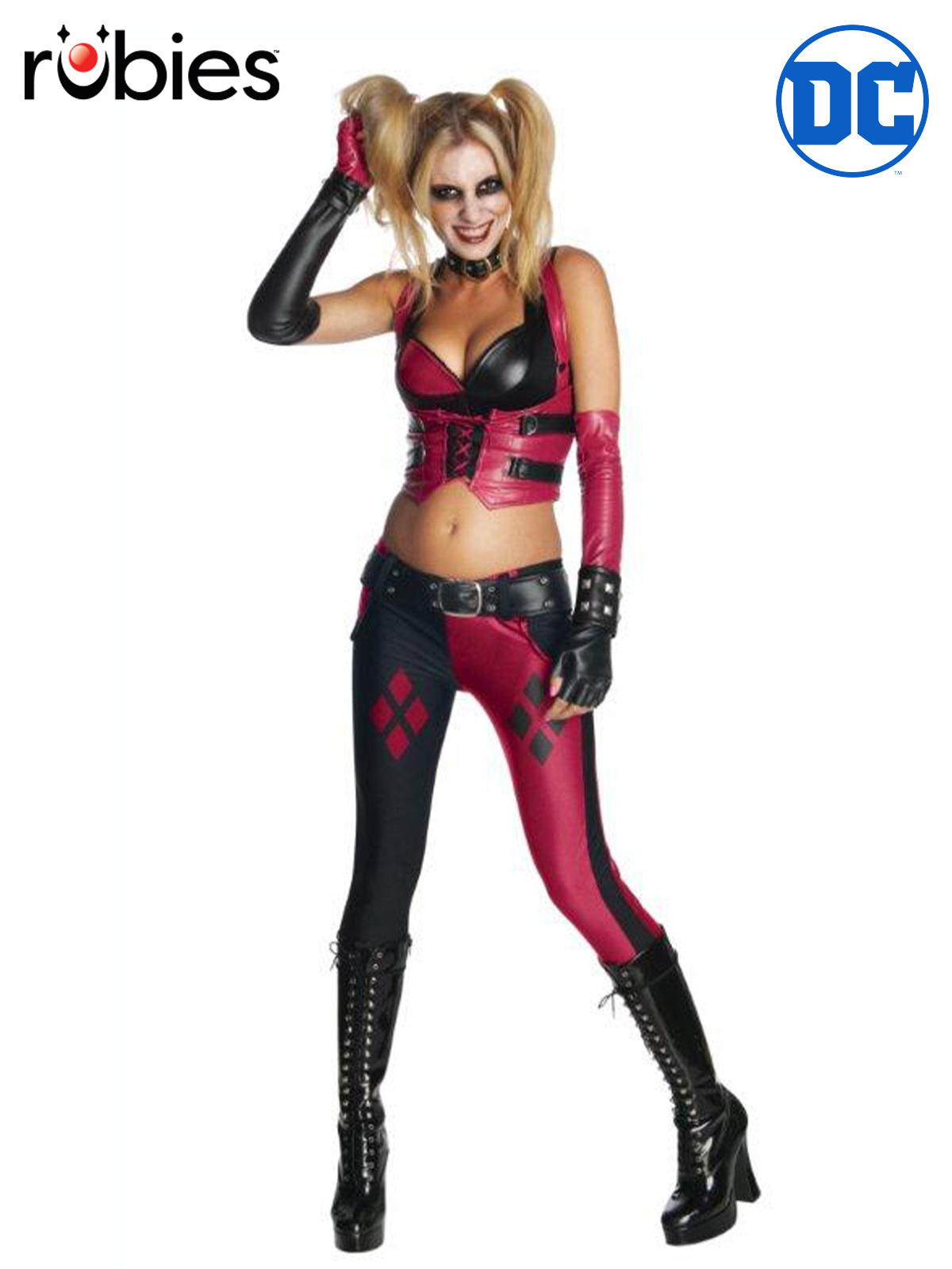 HARLEY QUINN DELUXE COSTUME, ADULT