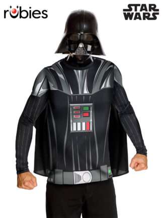 DARTH VADER CLASSIC COSTUME TOP & MASK, ADULT