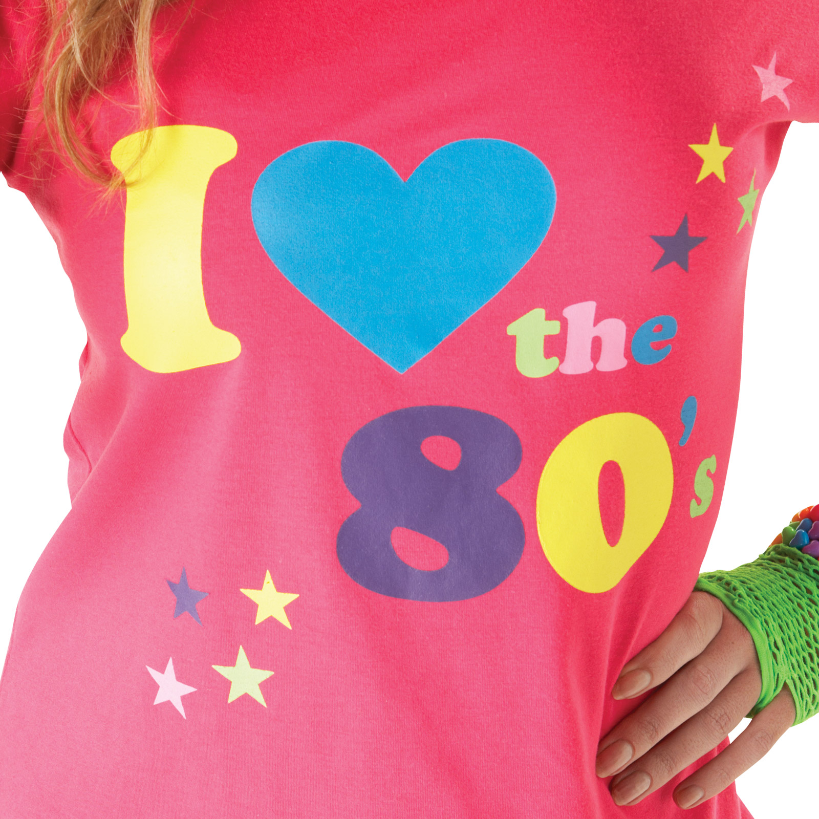 I LOVE THE 80s T-SHIRT, ADULT - Image 2