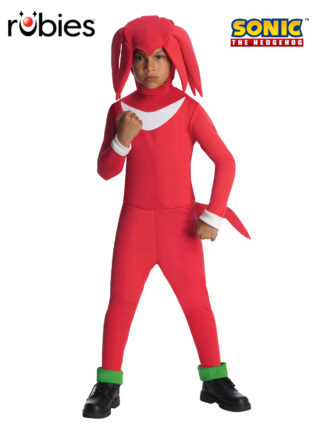 KNUCKLES 'SONIC THE HEDGEHOG' COSTUME, CHILD