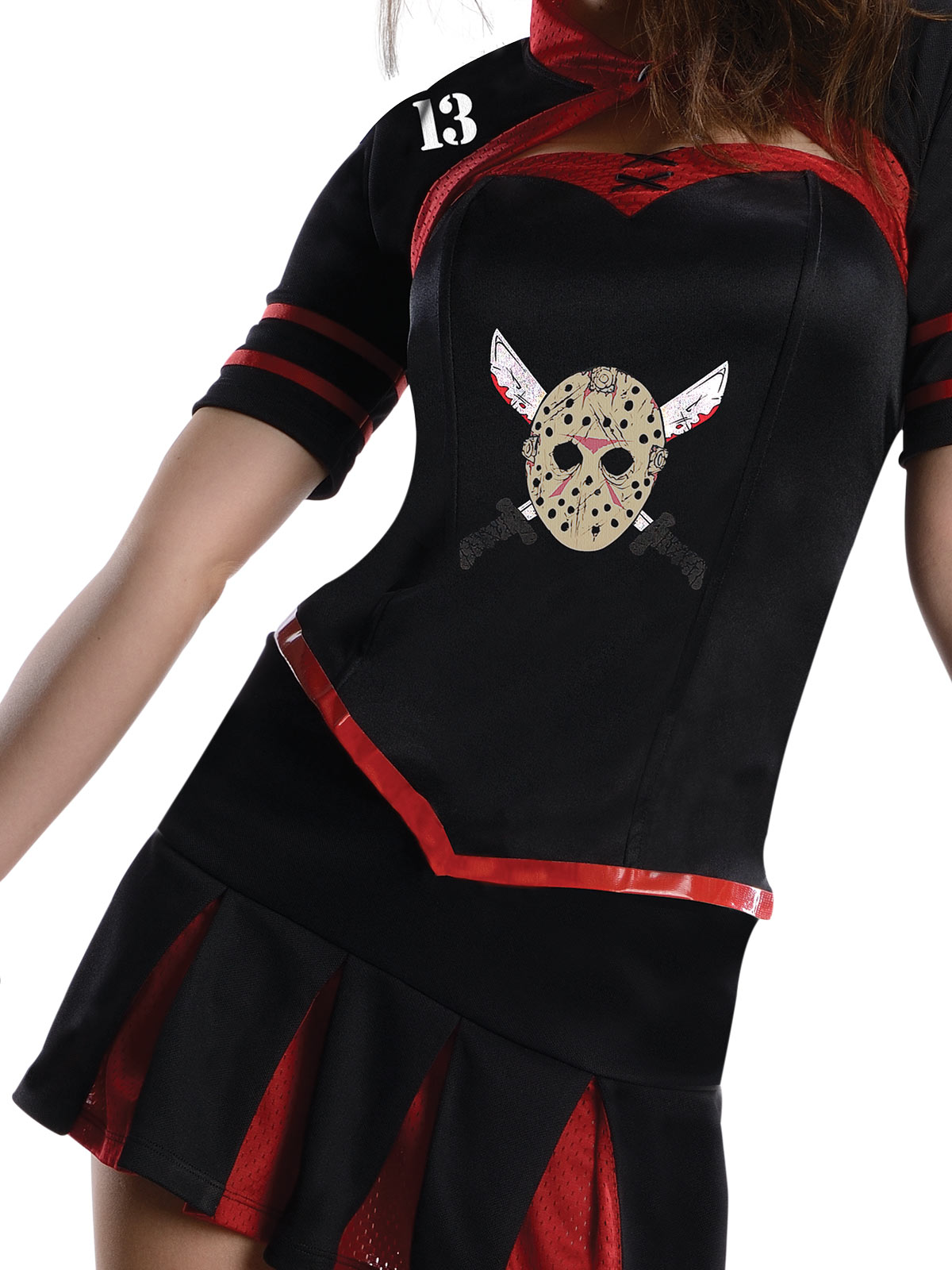 JASON CHEERLEADER SECRET WISHES CORSET COSTUME, ADULT - Image 2