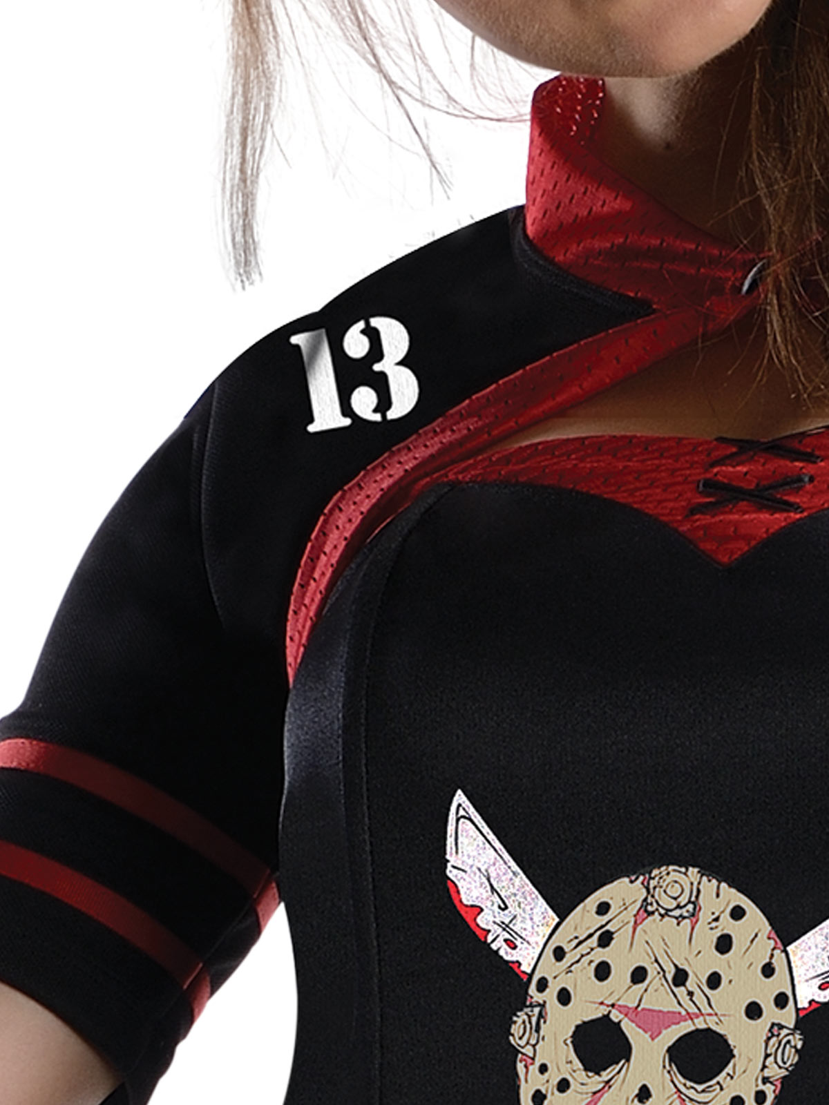 JASON CHEERLEADER SECRET WISHES CORSET COSTUME, ADULT - Image 3