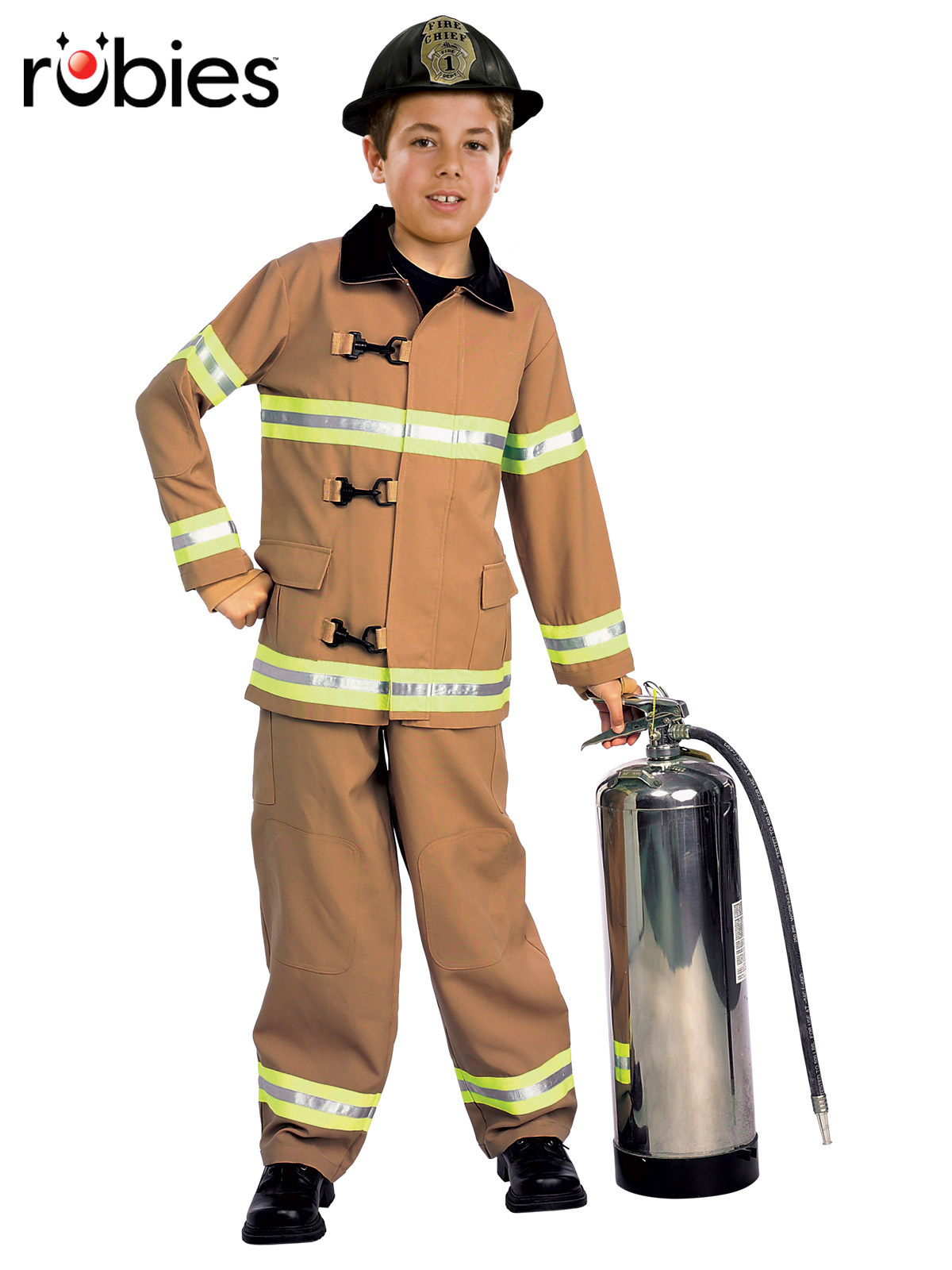 FIRE FIGHTER DELUXE COSTUME, CHILD