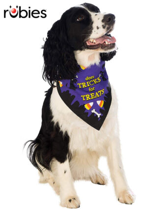 PET BANDANA 'DOES TRICKS FOR TREATS