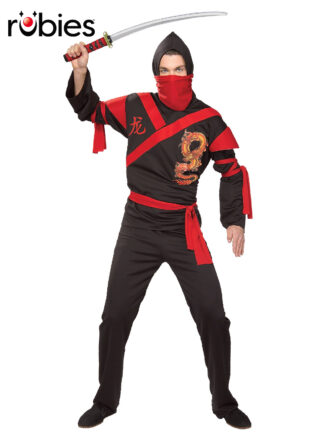 DRAGON NINJA WARRIOR COSTUME, ADULT