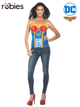 WONDER WOMAN CORSET, ADULT
