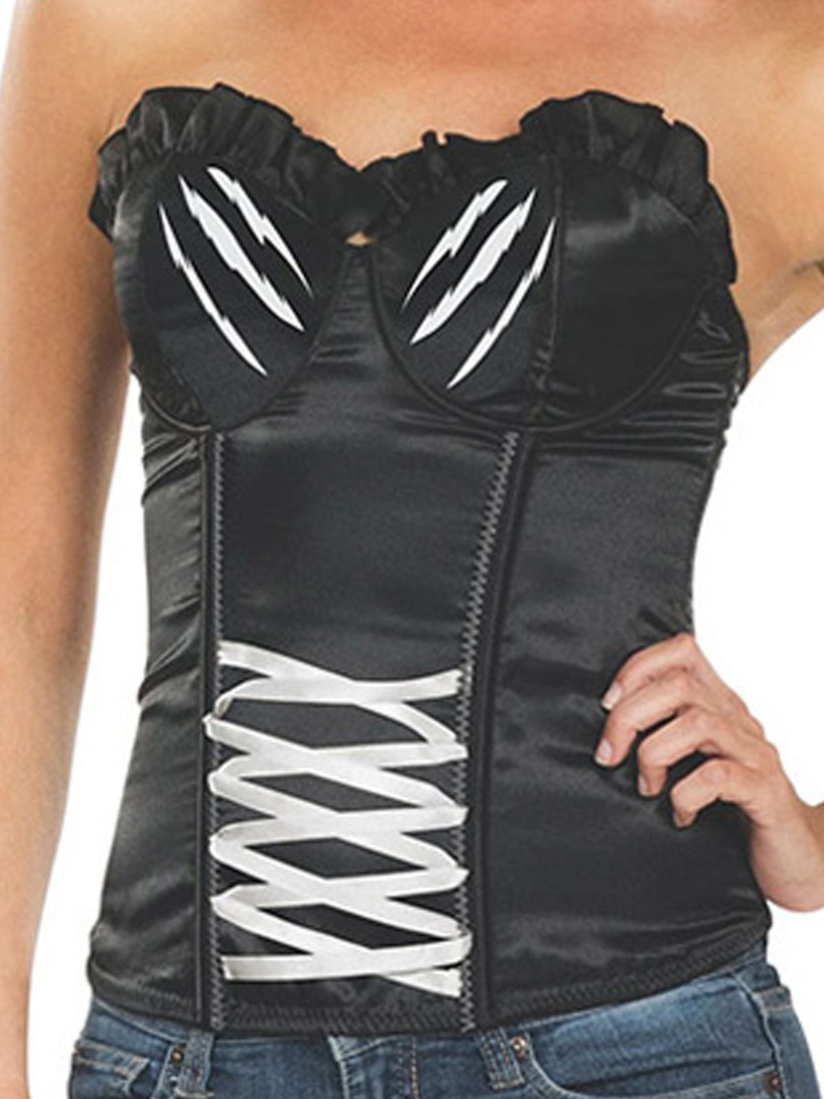 CATWOMAN CORSET, ADULT - Image 2