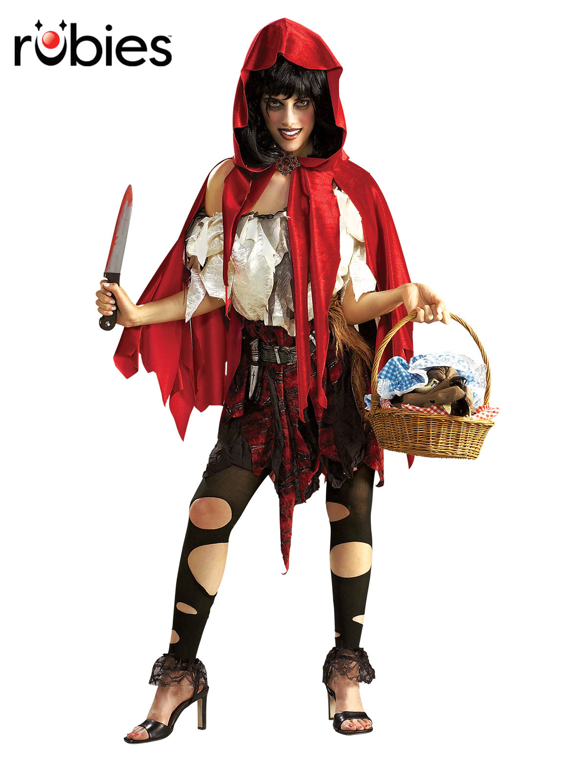 LIL DEAD RDING HOOD COSTUME, ADULT