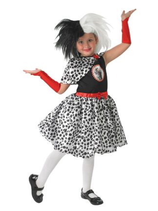 CRUELLA DE VIL DELUXE COSTUME, CHILD