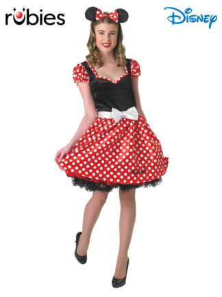 MINNIE MOUSE SASSY COSTUME, ADULT