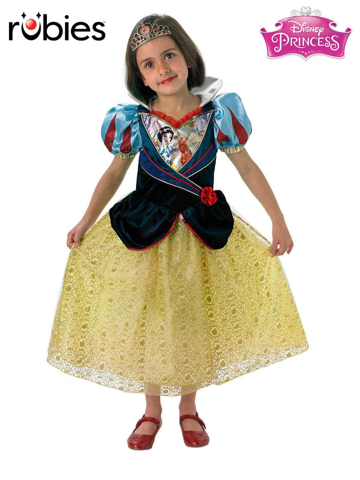 SNOW WHITE SHIMMER DELUXE COSTUME, CHILD