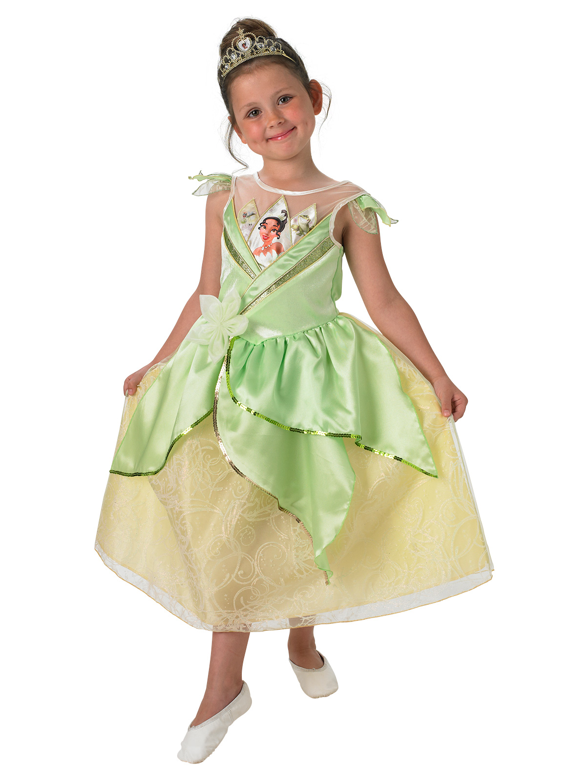 TIANA SHIMMER DELUXE COSTUME, CHILD