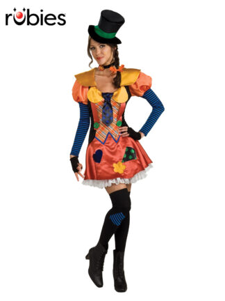HOBO CLOWN WOMENS COSTUME, ADULT