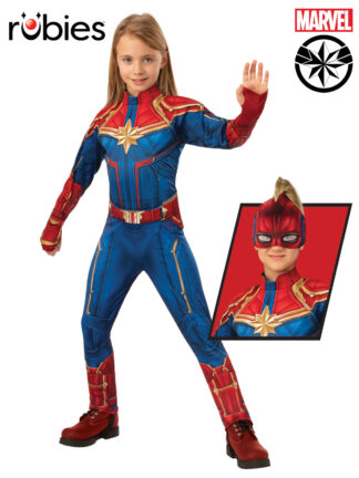CAPTAIN MARVEL DELUXE HERO SUIT, CHILD
