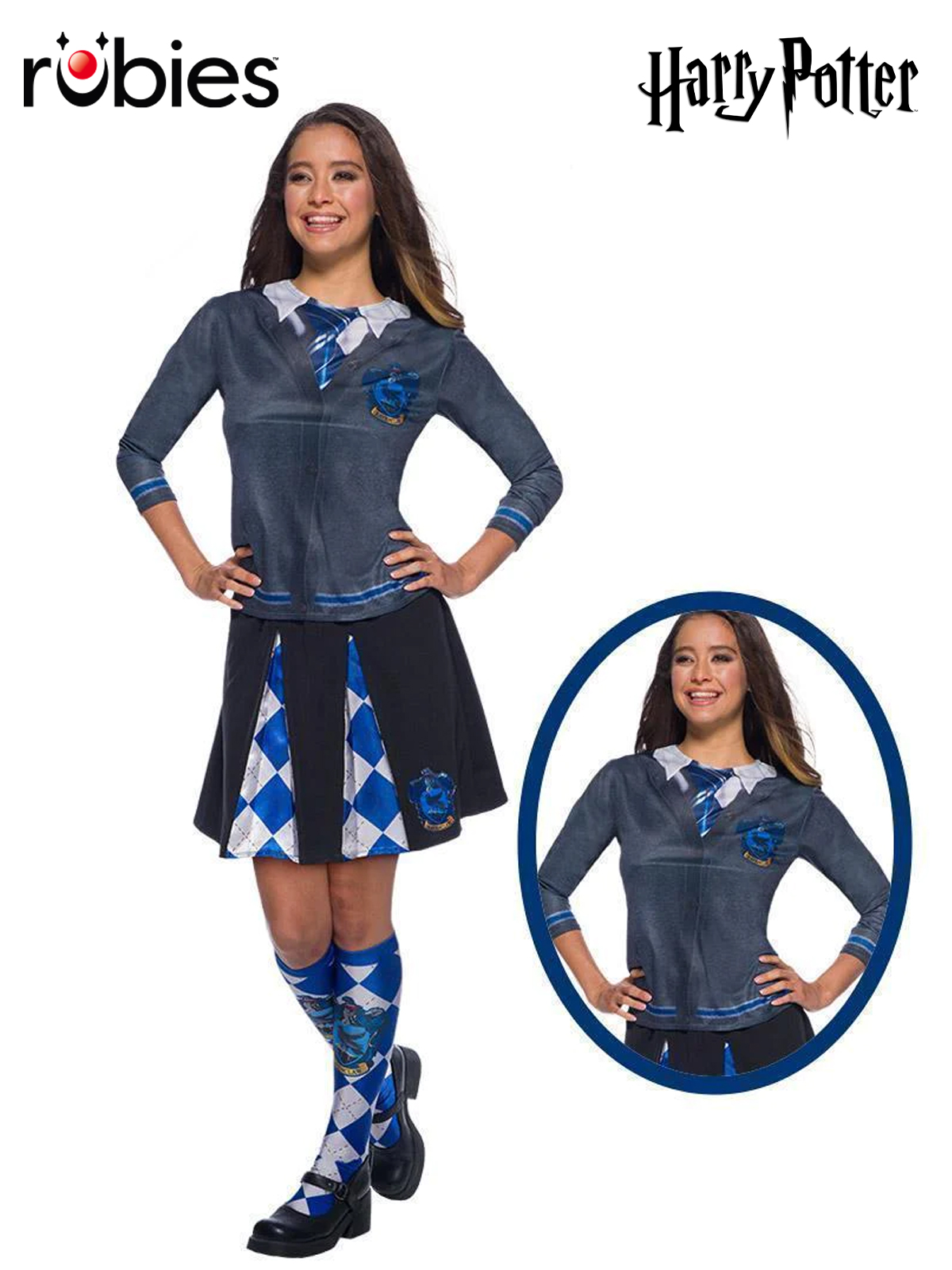 RAVENCLAW COSTUME TOP, ADULT
