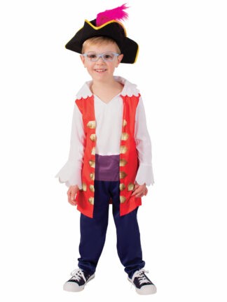 CAPTAIN FEATHERSWORD DELUXE COSTUME, CHILD