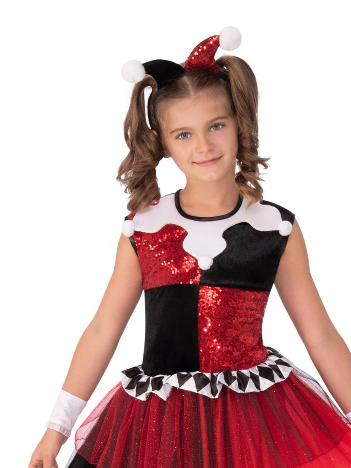 HARLEY QUINN DELUXE TUTU COSTUME, CHILD - Image 2