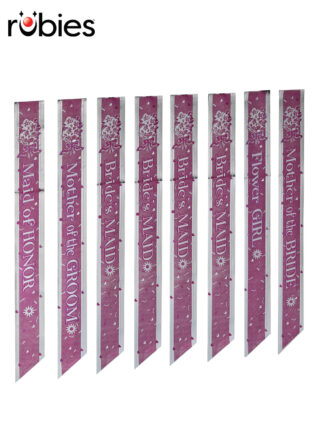 BRIDAL PARTY SASH SET - 8 PER PACK